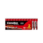 Camelion Battery Size AAA 10+2pcs Plus Alkaline Shrink
